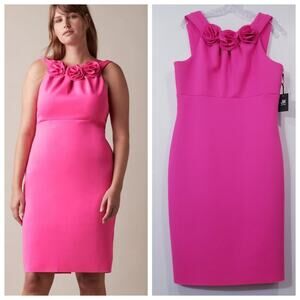 Jason Wu for Kohls Pink Rosette Halter Dress Party Cocktail Holiday